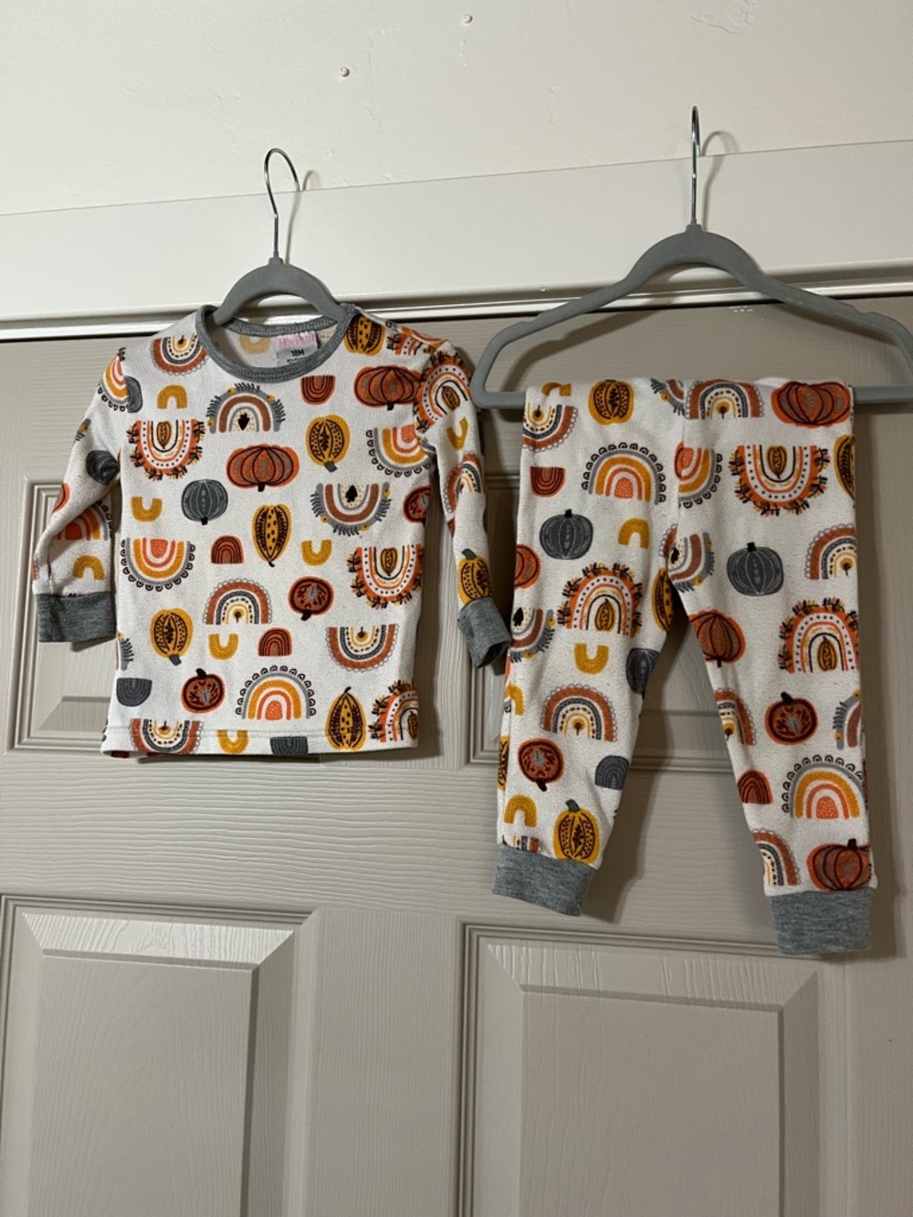 Mon Petit 18M Pumpkin Pajama Set